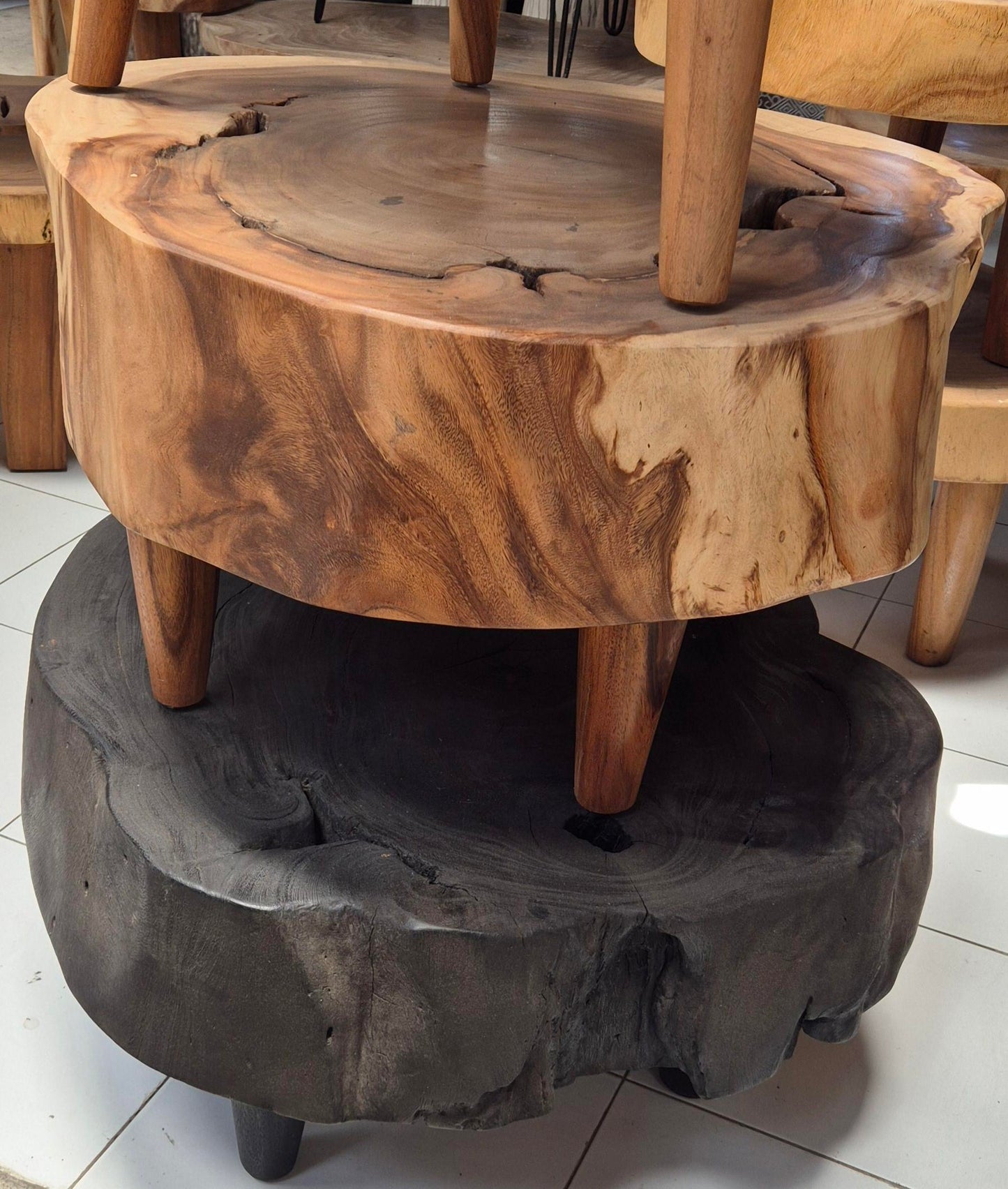 TABLE BASSE RONDIN TECK