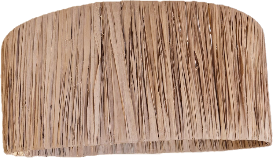 LUSTRE EN RAFIA ROND