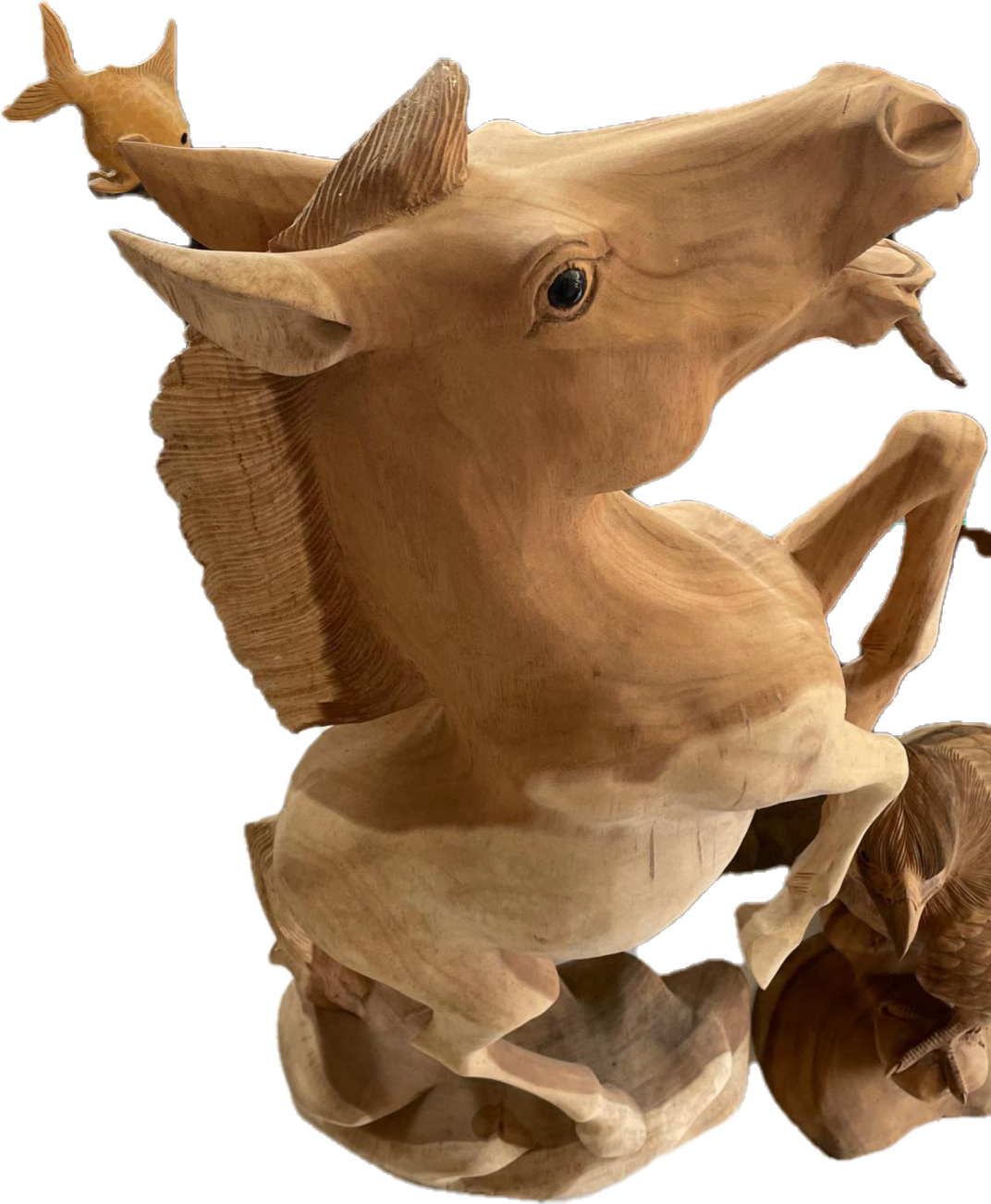 CHEVAL EN TECK