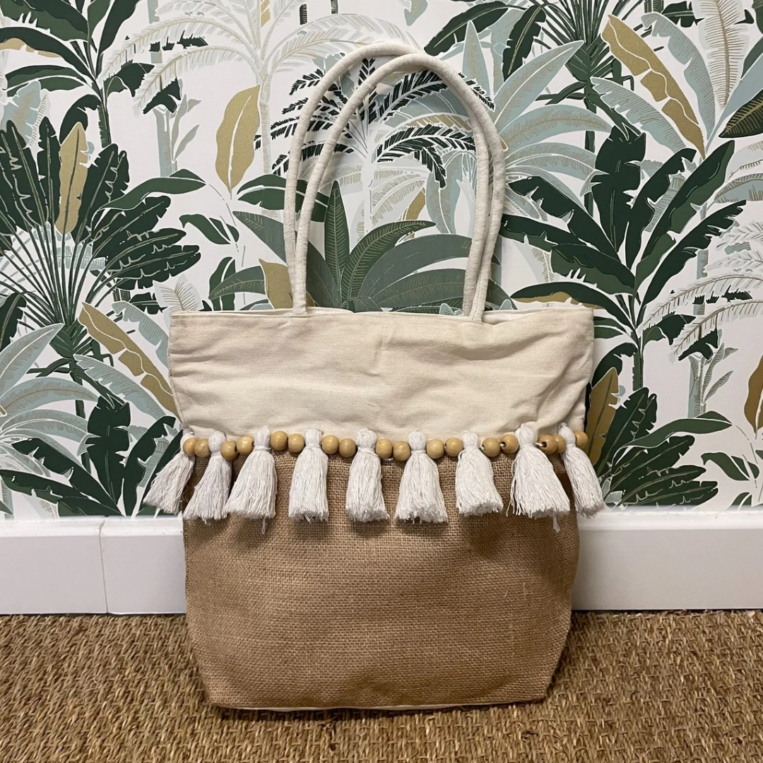 SAC LIN JUTE FRANGE