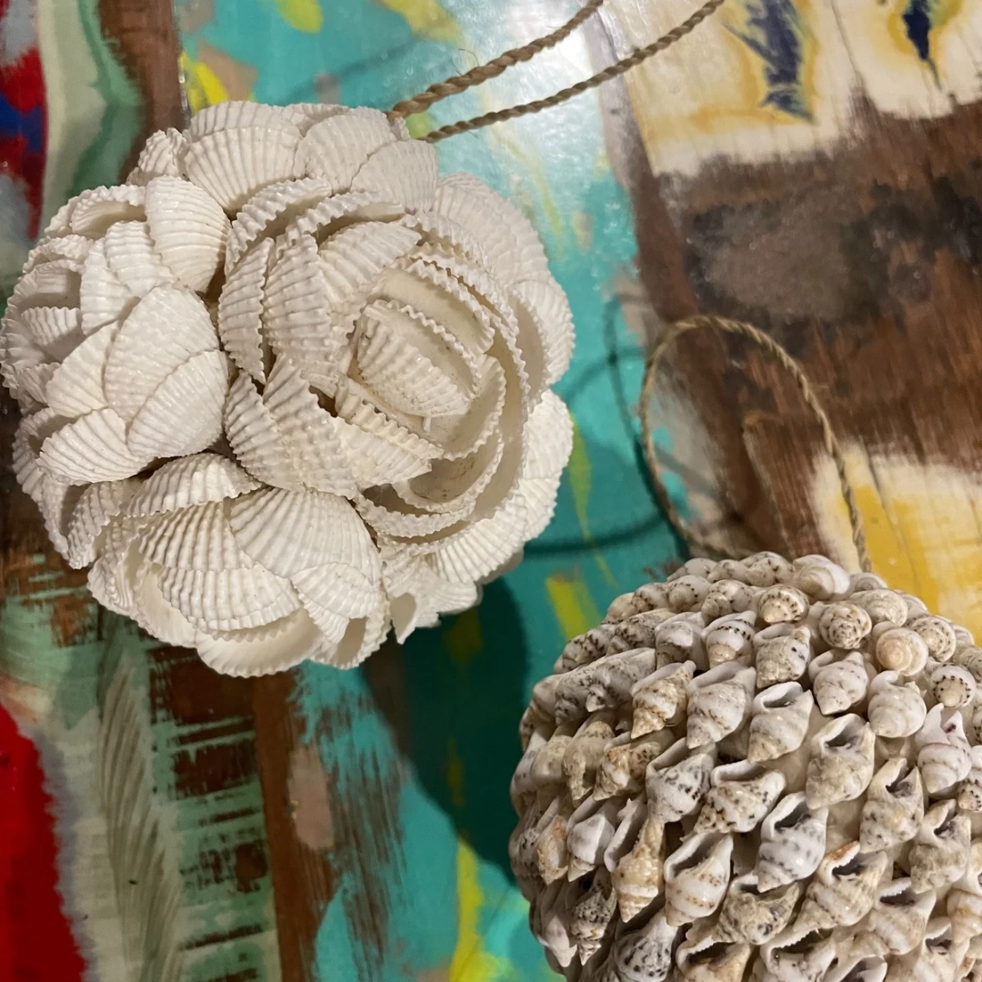 BOULE COQUILLAGE FICELLE