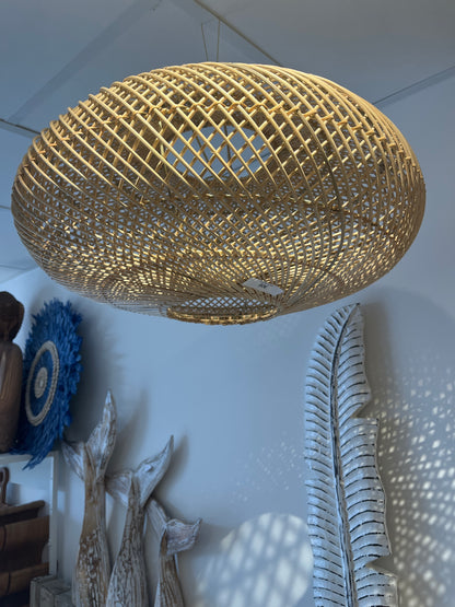 LUSTRE ROND ROTIN