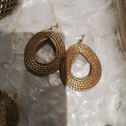 OR VÉGÉTAL boucle d’oreilles