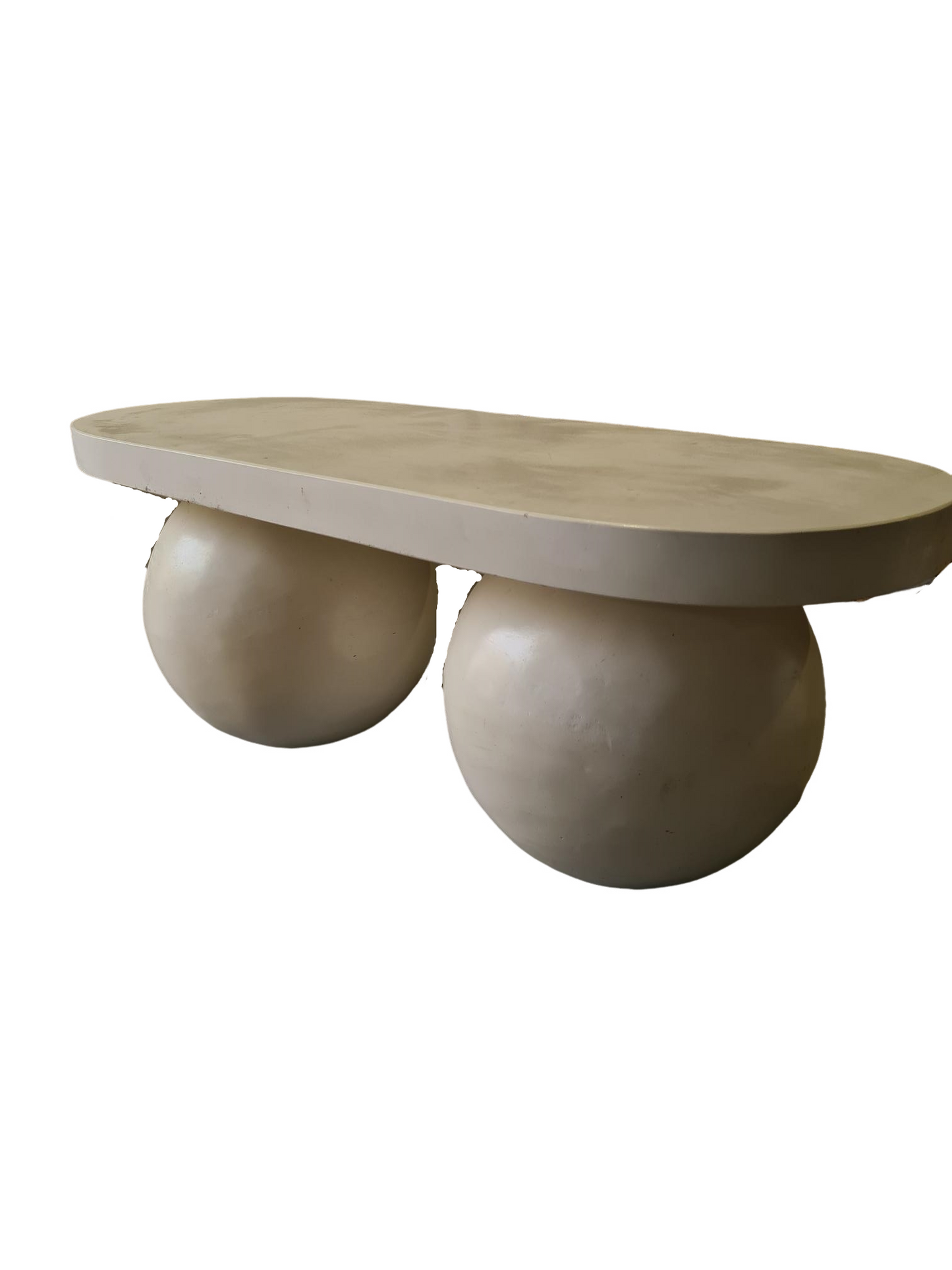 TABLE BASSE CIMENT BOULES