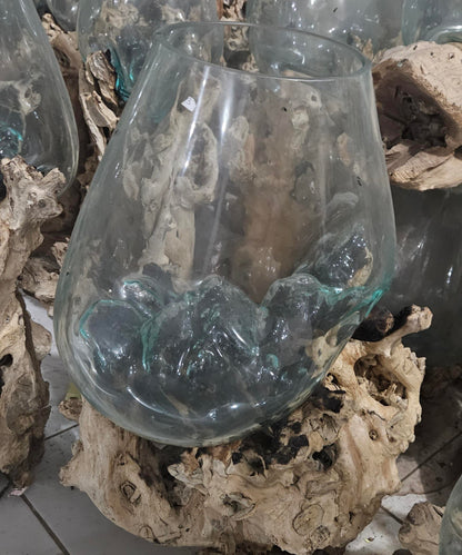 VASE VERRE SOUFFLE HAUT